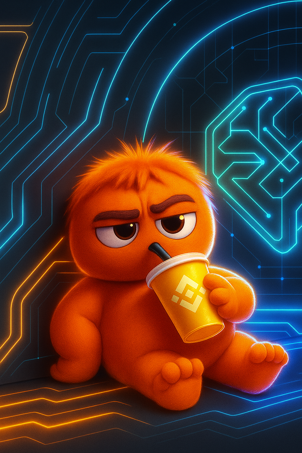 Angry NOMIE drinking BSC energy